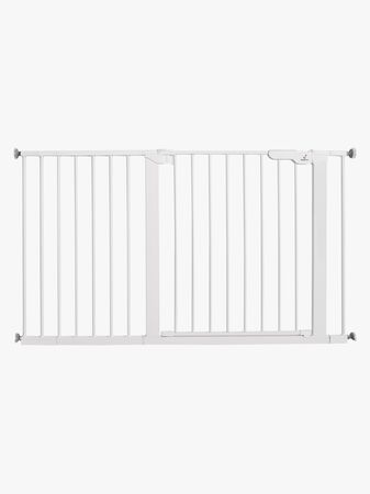 BabyDan Premier Sikkerhetsgrind + 8 Forlengelsesdeler 126-132,2 cm, Hvit