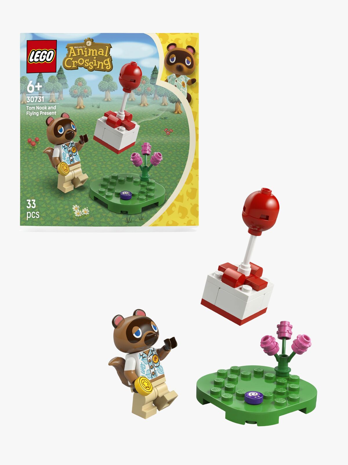 LEGO Animal Crossing 30731 Tom Nook og svevende gave