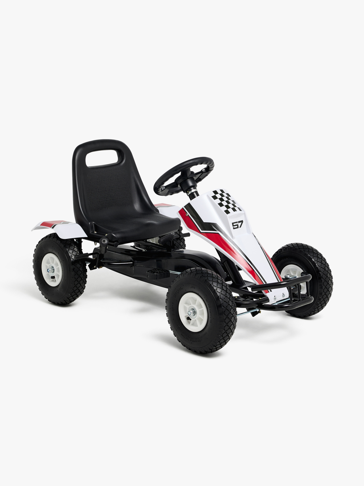 Alex's Garage Pedal-gokart, Hvit