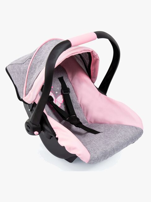 Bayer Design Bilstol med Kalesje til Dukke, Grå