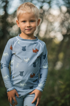 Lindberg Phuket UV-Trøye, Blue/Light Blue