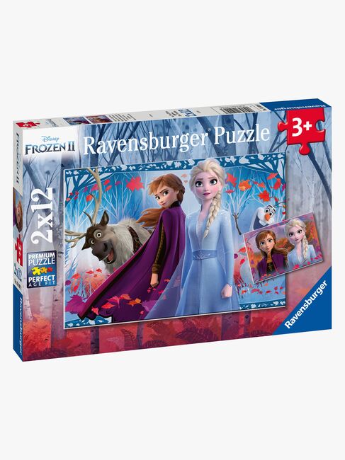 Ravensburger Disney Frozen Puslespill, 2x12 Brikker