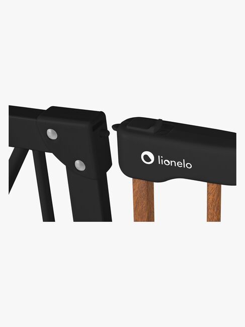 Lionelo Truus Slim Sikkerhetsgrind, Black Carbon/Natural