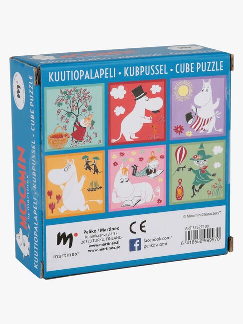 Mummitrollet Kubepuslespill 9 deler