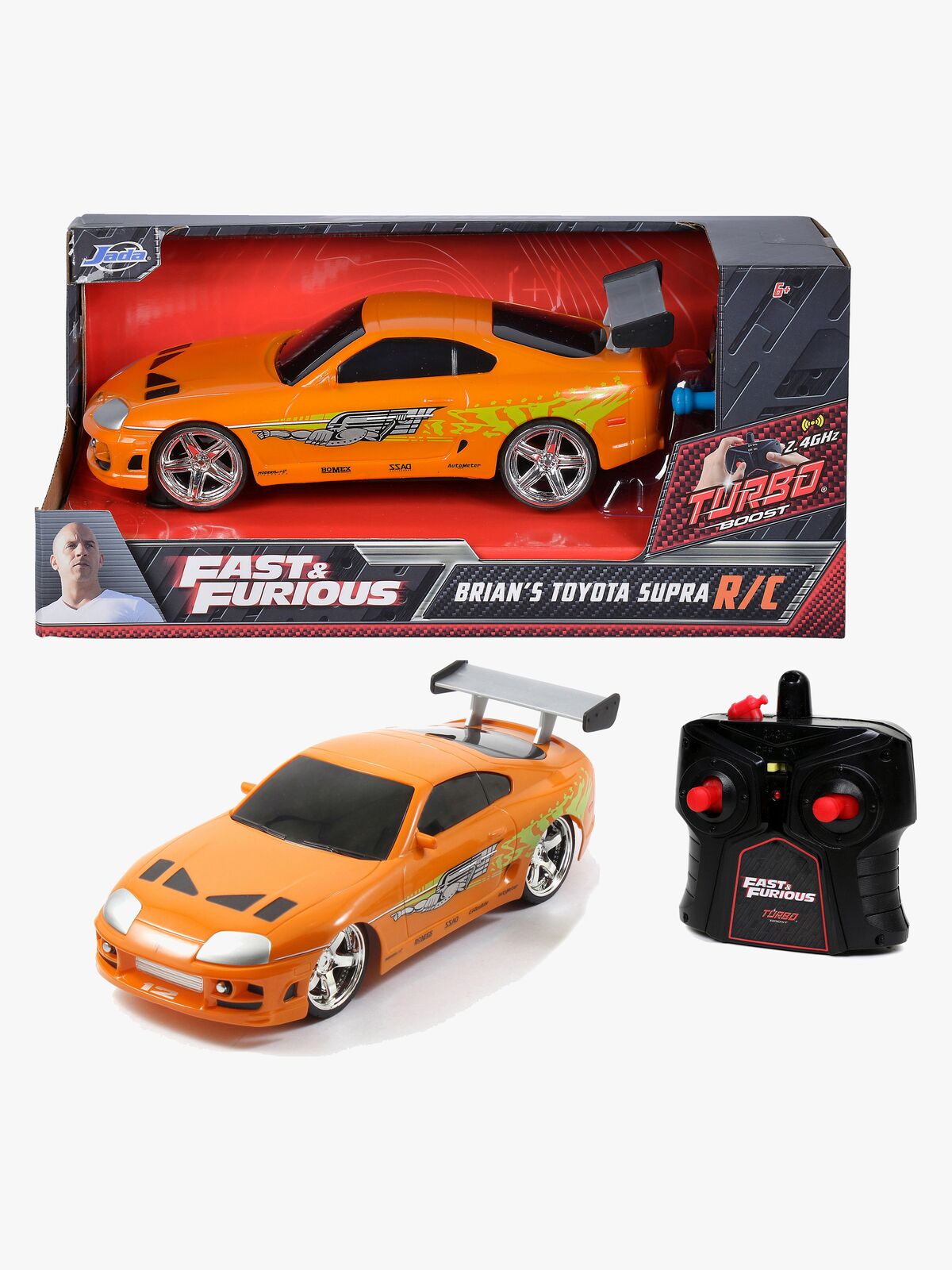 Fast & Furious Toyota Supra Radiostyrt Bil 1:24