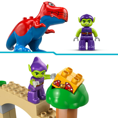 LEGO DUPLO Disney 10463 Dinosauren Spidey-Rex mot Green Goblin