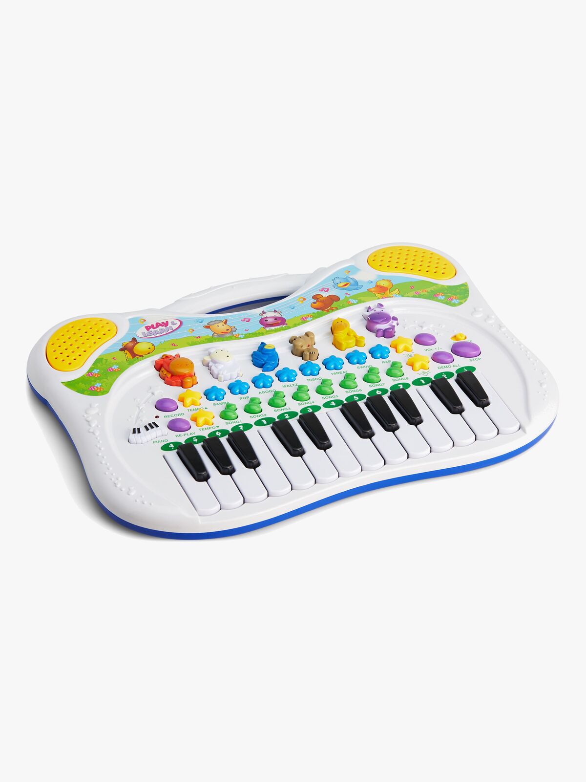 Cloudberry Castle Piano med Lys Dyr