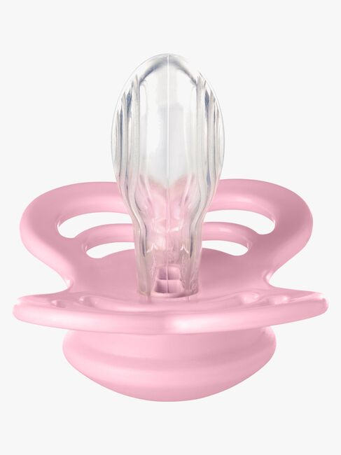 BIBS Supreme Smokk Silikon Str. 2, Baby Pink