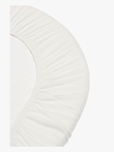 Leander Stretchlaken 2-pack 60x115, Snow