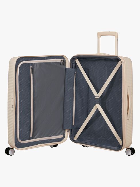 American Tourister Soundbox Spinner Koffert 71,5-81L, Coconut Sand