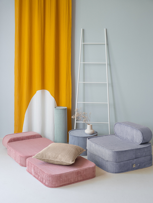 Wigiwama Flip Brettbart Stol 150x60 cm, Pink Mousse