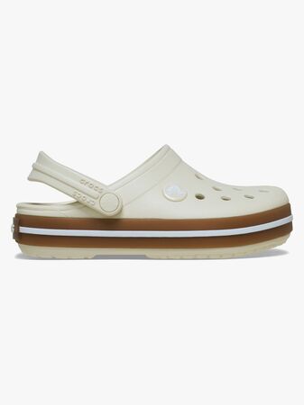 Crocs Crocband Gum Kids Tøfler, Summit White