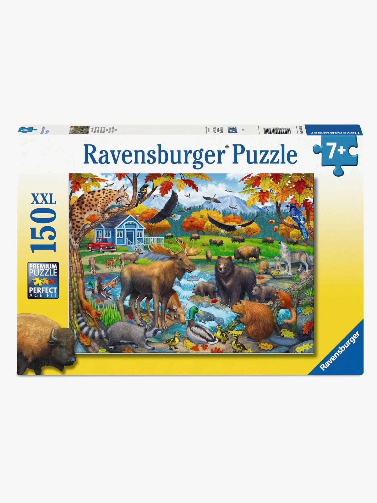 Ravensburger Puslespill Wildlife Gathering 150 Brikker