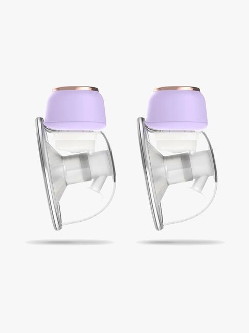 NENO Sole Twin Elektrisk Brystpumpe Hands Free, Lilla