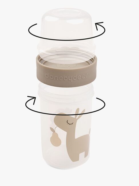 Done By Deer Lalee To Go Two-Way Snacksbeholder, Sand