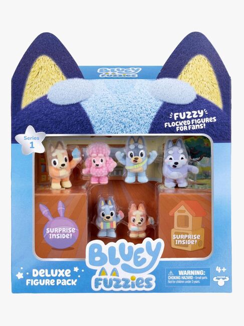 Bluey Fuzzies Figurer Fan-favoritt 8-pakk
