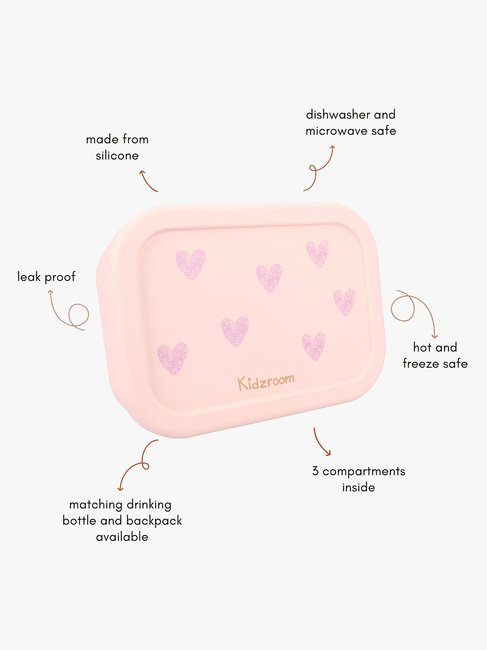 Kidzroom Silikon Matboks Magical Meadows, Rosa