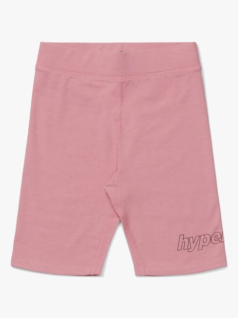 Hyperfied Jersey Logo Biker Shorts, Blush