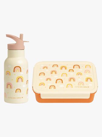 A Little Lovely Company Matboks & Flaske, Rainbows