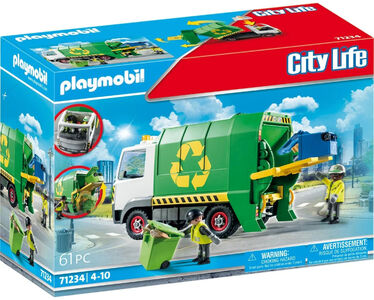 Playmobil 71234 City Life Byggesett Gjenvinningsbil