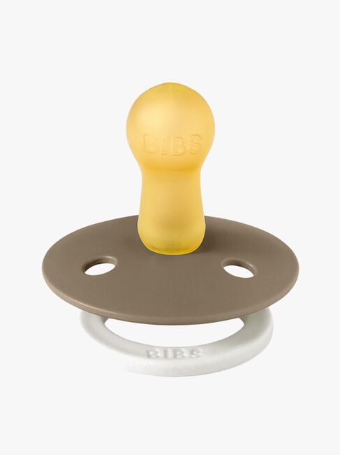 BIBS Smokk Colour 2-pack Lateks Størrelse 1, Vanilla Glow/Dark Oak Glow