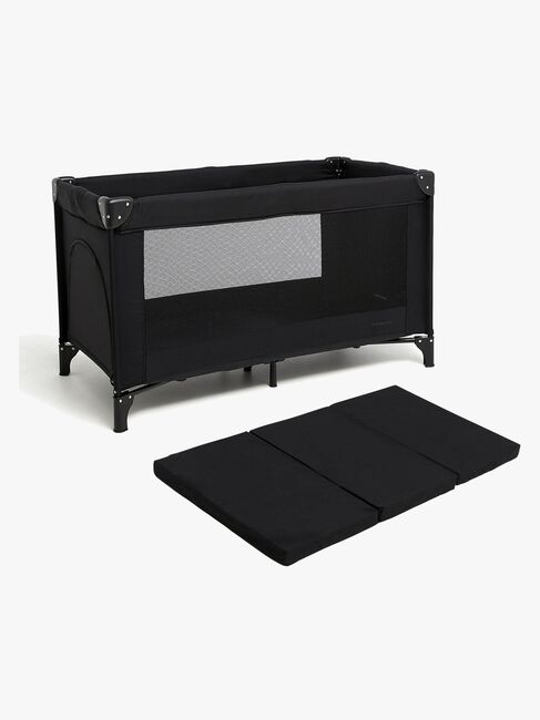 Beemoo CARE QuickFold Reiseseng inkl. Madrass, Black