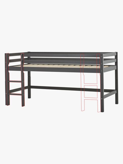 Hoppekids Halvhøy Modul ECO Dream 90x200 cm, Smoked Pearl