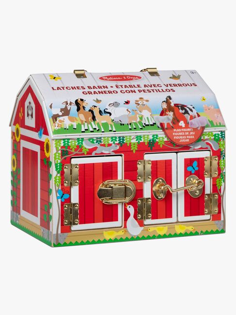 Melissa & Doug Fjøs med Dører & Dyr
