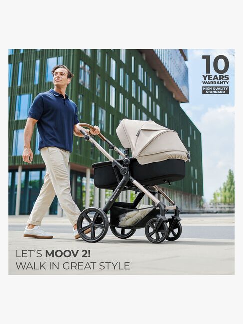 Kinderkraft MOOV 2 4-in-1 Duovogn, Pure Black
