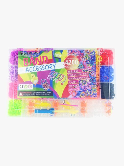 Robetoy Loom Bands DIY Armbåndsett 4200 Deler