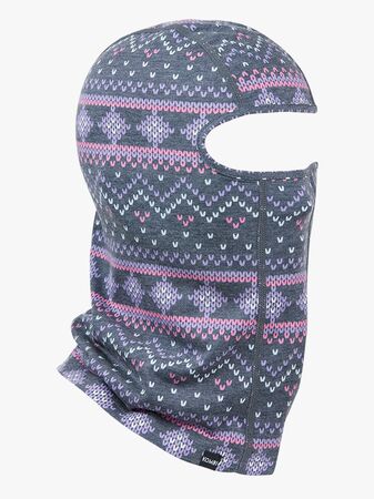 Kombi Merino Balaklava Jr, Pink Snow Jacq