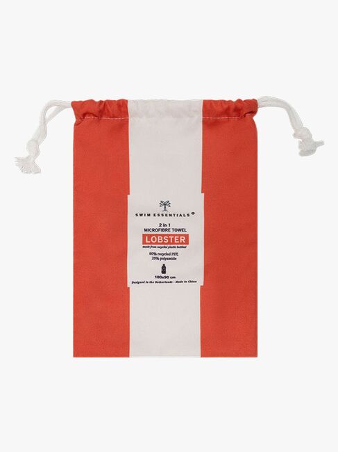 Swim Essentials Lobster Badehåndkle, Red