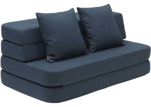 KlipKlap 3 Fold Sofa, Dark Blue