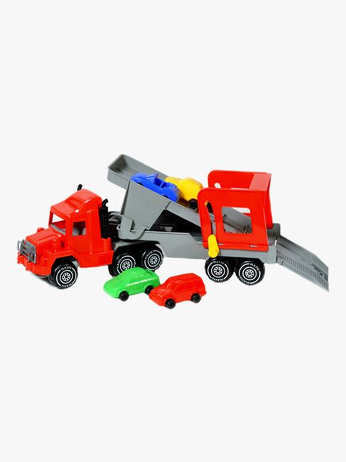 Plasto Biltransport med 4 Biler