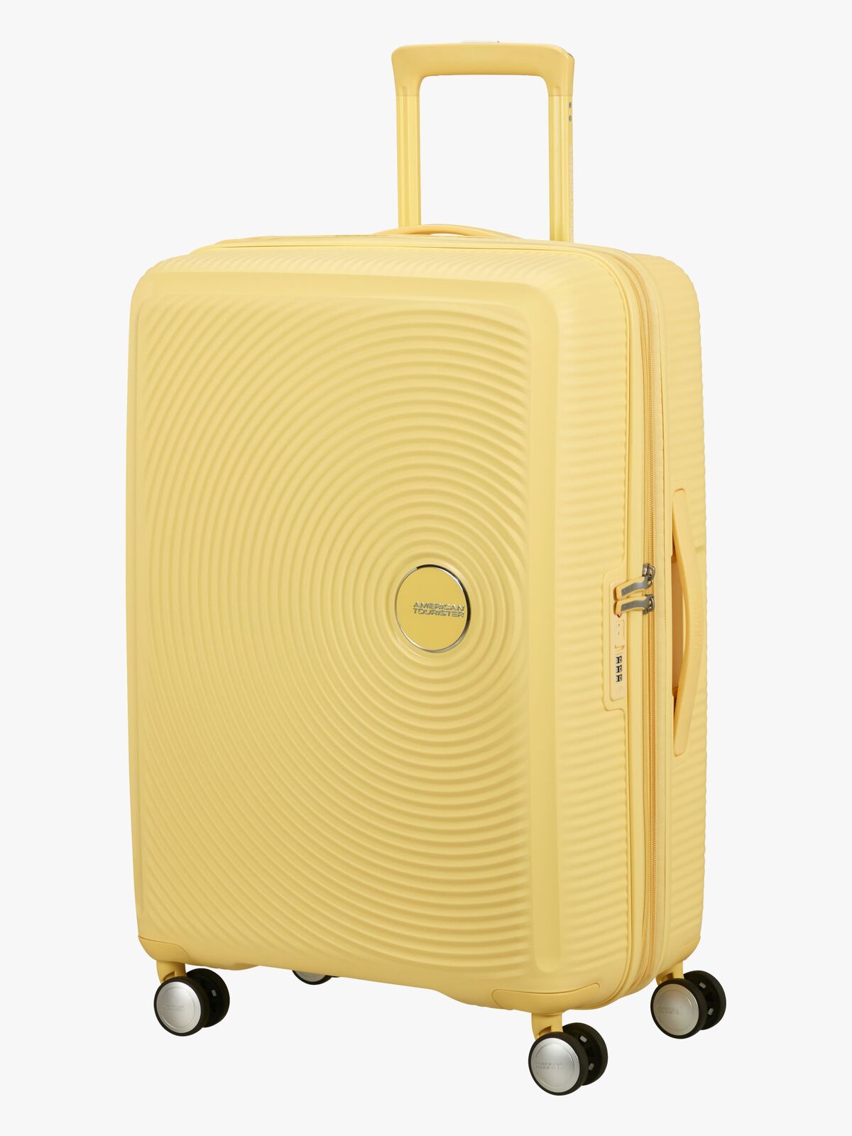 American Tourister Soundbox Spinner Trillekoffert 71,5L, Pastel Yellow