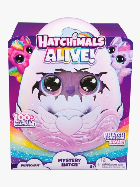 Hatchimals Alive! Mystery Hatch Pufficorn Interaktivt Kosedyr Blandet