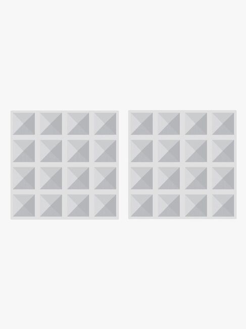 Connetix Magnetiske Byggeklosser Bunnplater Clear 2-Pakk