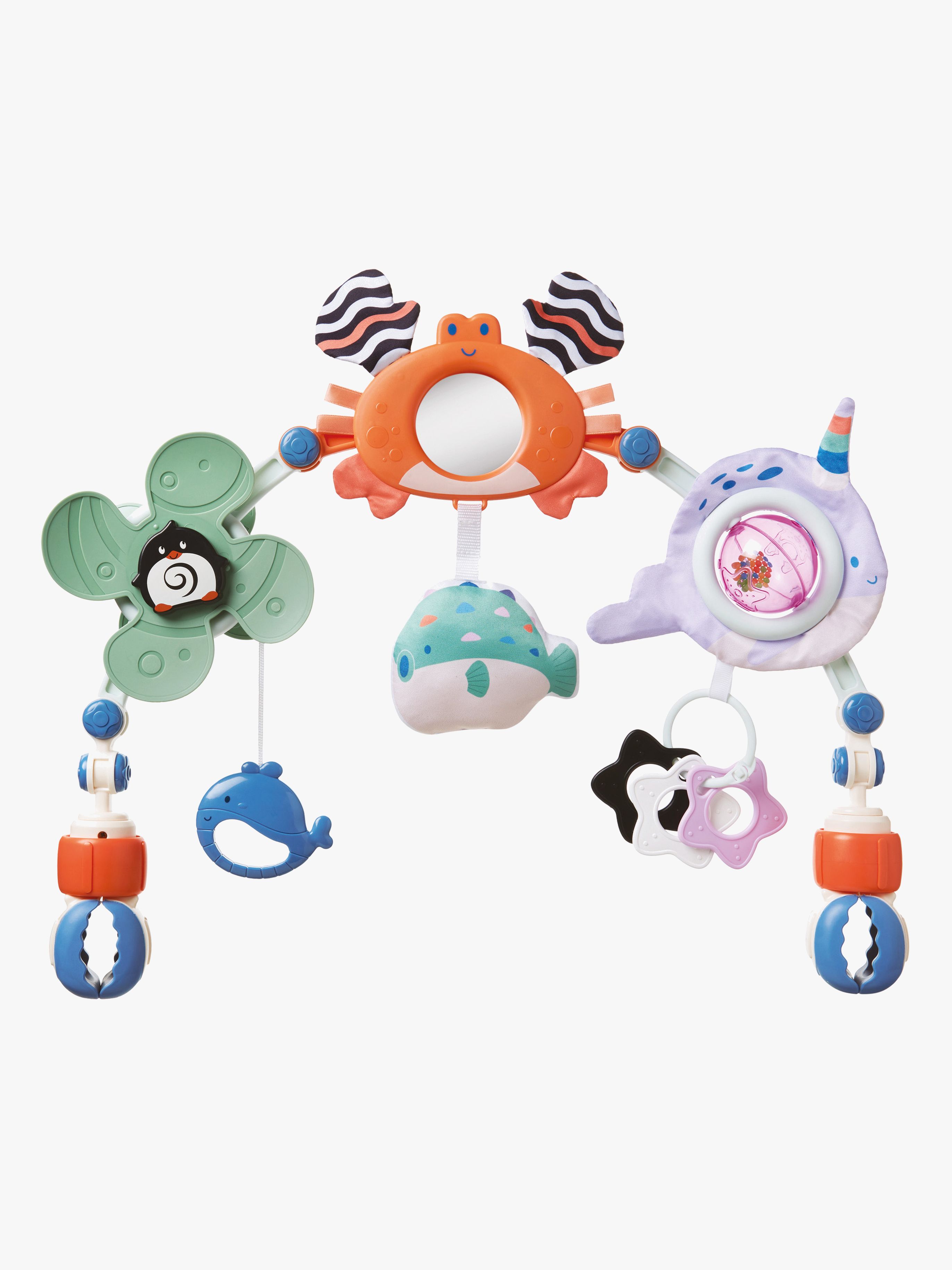 Nuby Ocean Friends Barnevognleke - Vognleker