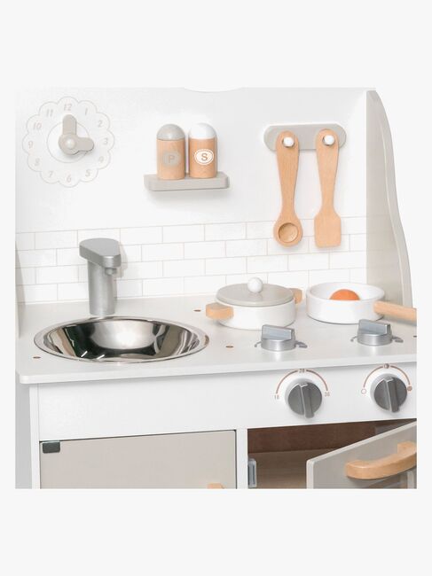 PolarB Lekekjøkken med Tilbehør, Grå