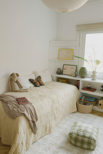 Lorena Canals Vichy Puff, Matcha