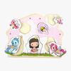 Barbo Toys Knottepuslespill Prinsesse & Enhjørning i Tre Lillie & Ellie 6 Brikker