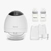 Beemoo CARE Wearable LED Elektrisk Brystpumpe Singel inkl. Melkeposer 30-pack & Flasker 2-pack