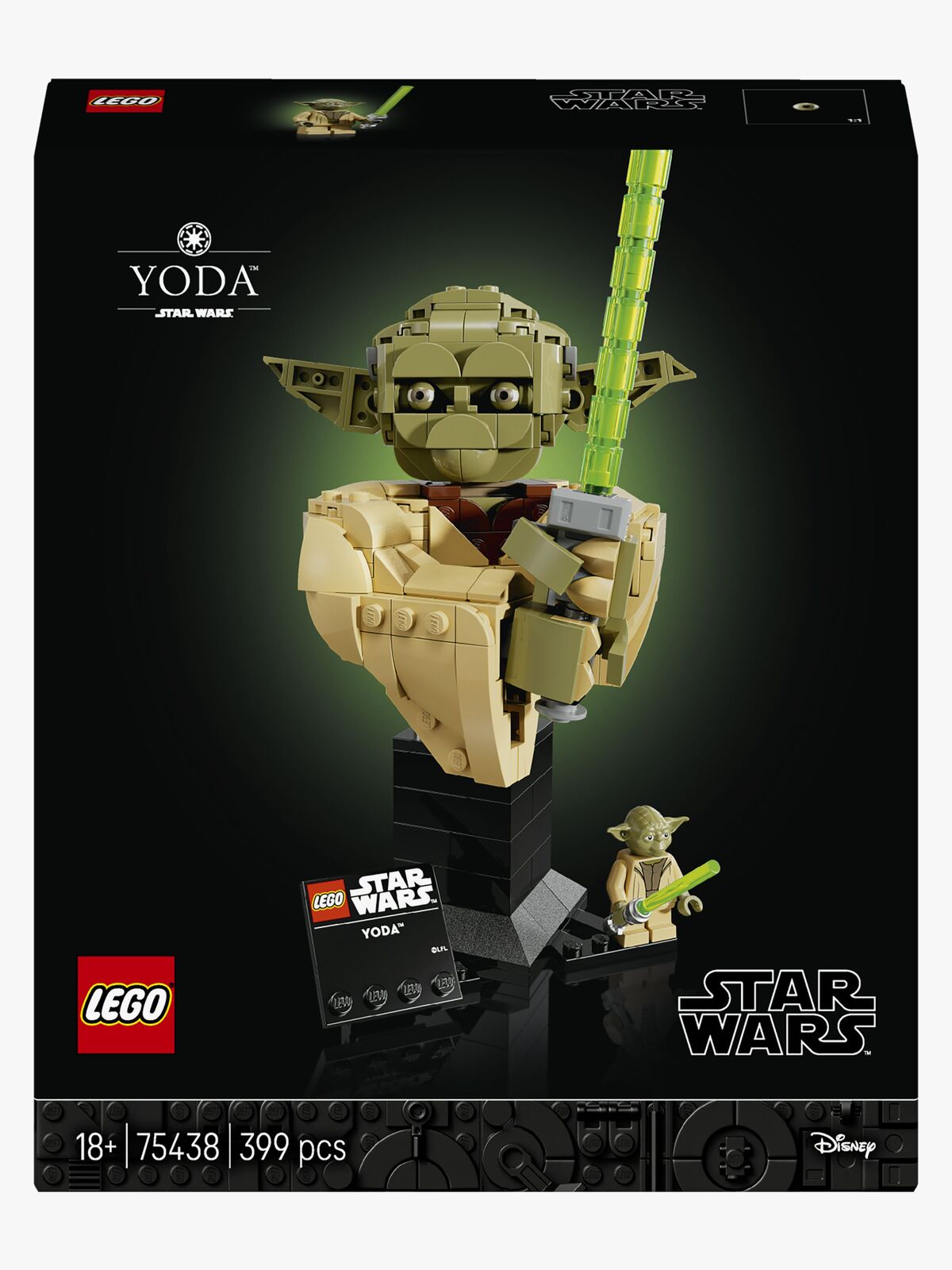 LEGO Star Wars 75438 Byste av Yoda