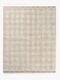 Lorena Canals Vaskbar Vichy Gulvteppe 150x180 cm, Ivory