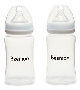 Beemoo CARE Brystmelkflaske 240 Ml 2-pack inkl. Tut