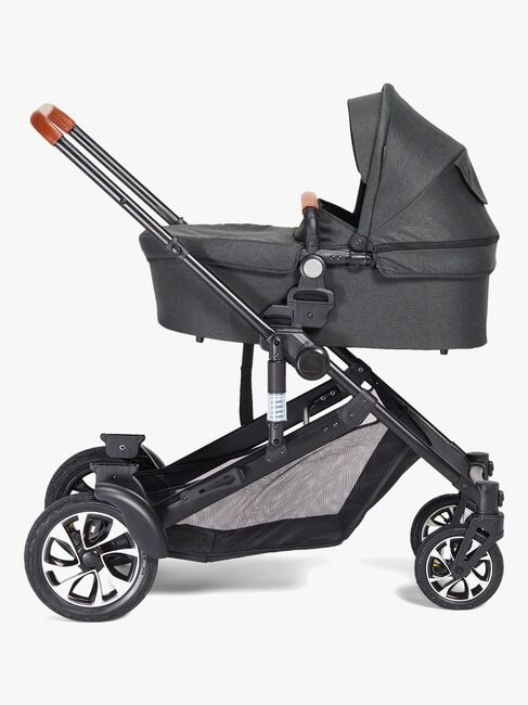 Beemoo Maxi 4 Twin Søskenvogn inkl. Søskensete, Black/Black