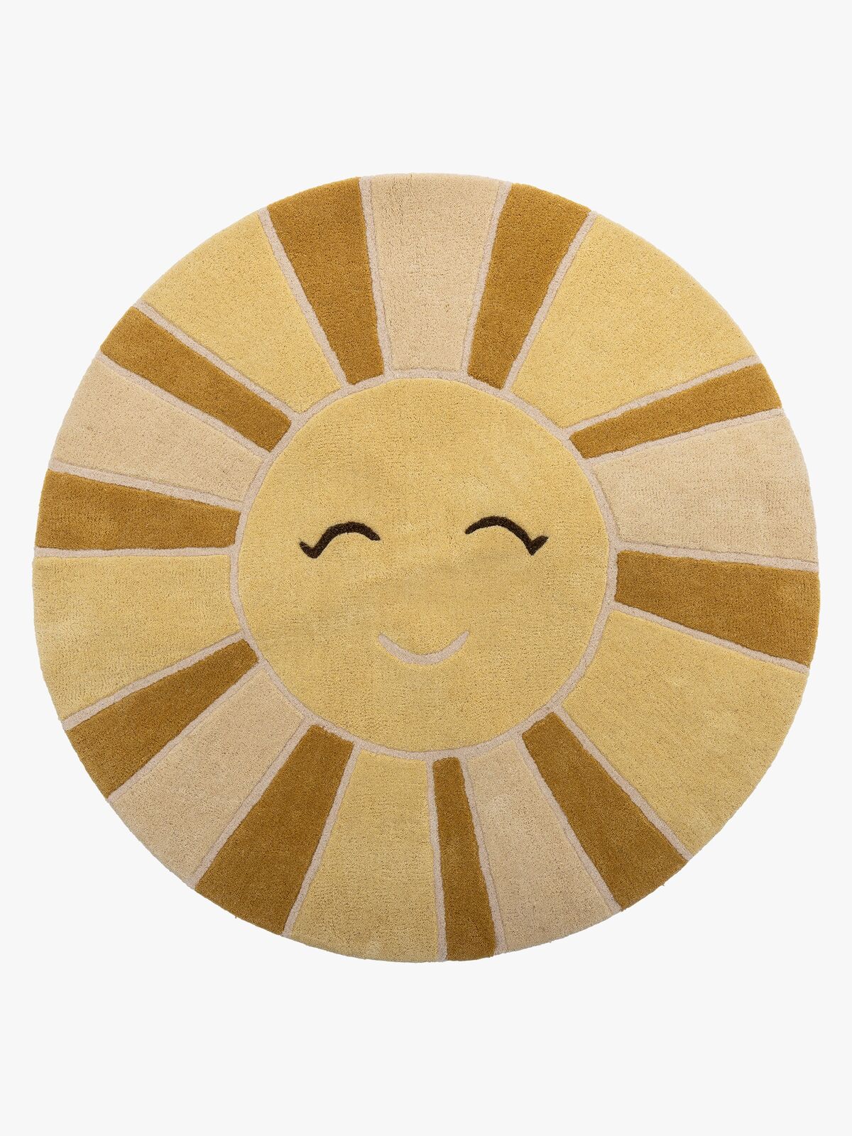 Bloomingville Gulvteppe Sol, Gul
