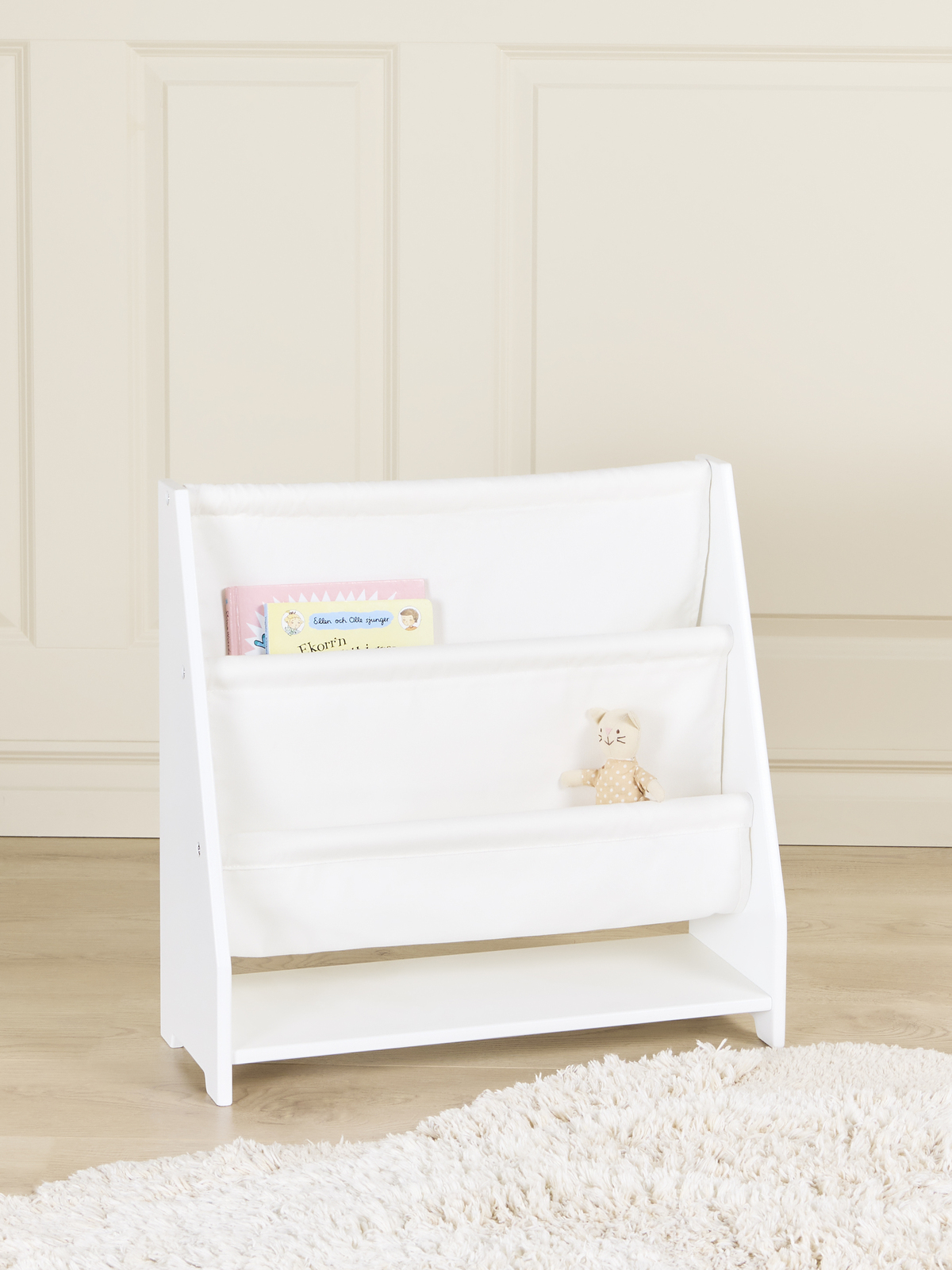 Alice & Fox WILLOW Canvas  Mini Bokhylle, Hvit