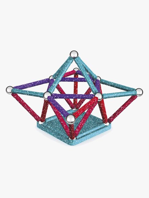 Geomag Byggesett 60 Deler, Glitter
