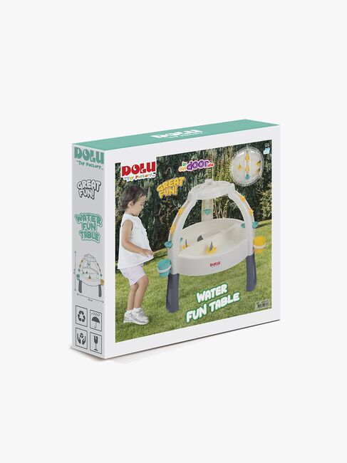 Dolu Fun Fountain Sand & Water Lekebord, Hvit